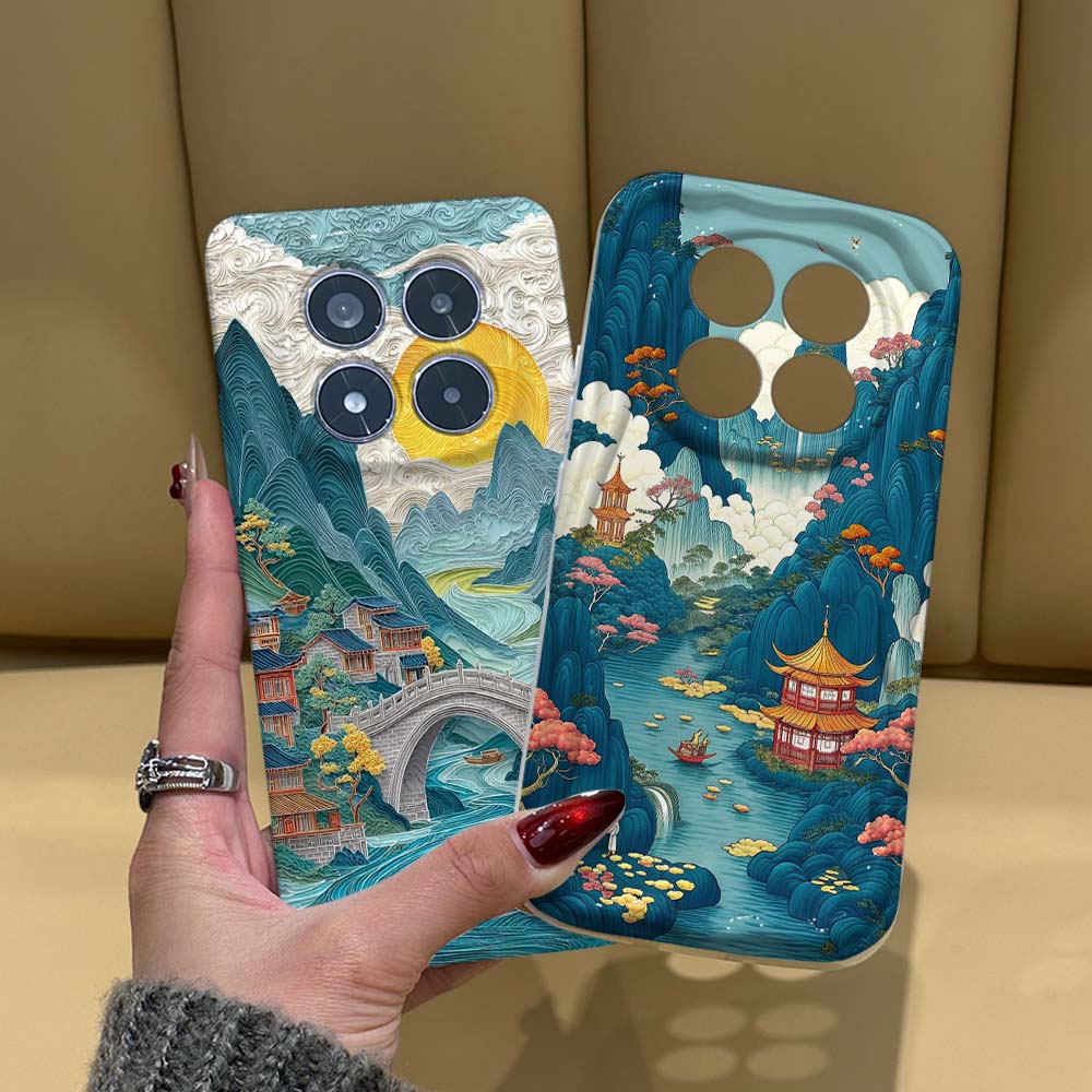 Xiaomi Redmi Note 13 - Fashion Art Landscape Patterns For Xiaomi
