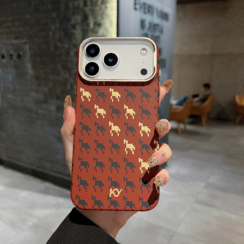 Apple Iphone 15 - Creative Carbon Fiber Texture for Magsafe