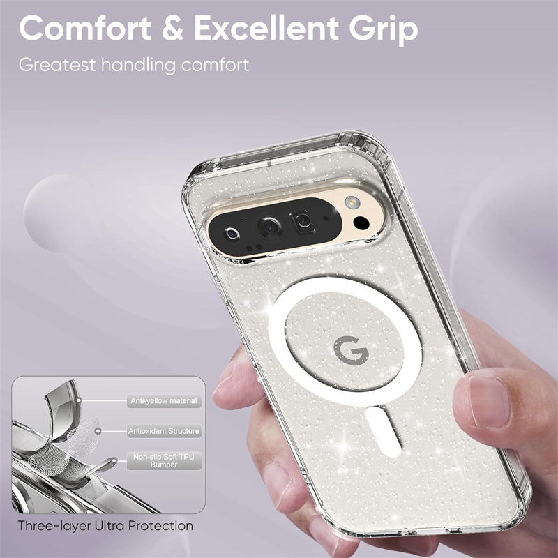 Magnetic Bling Glitter Clear S - огляд і ціна Google Pixel 9 Pro