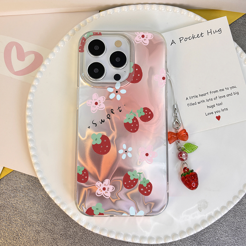 Bow Cherry Strawberry Case For - огляд і ціна Vivo V40